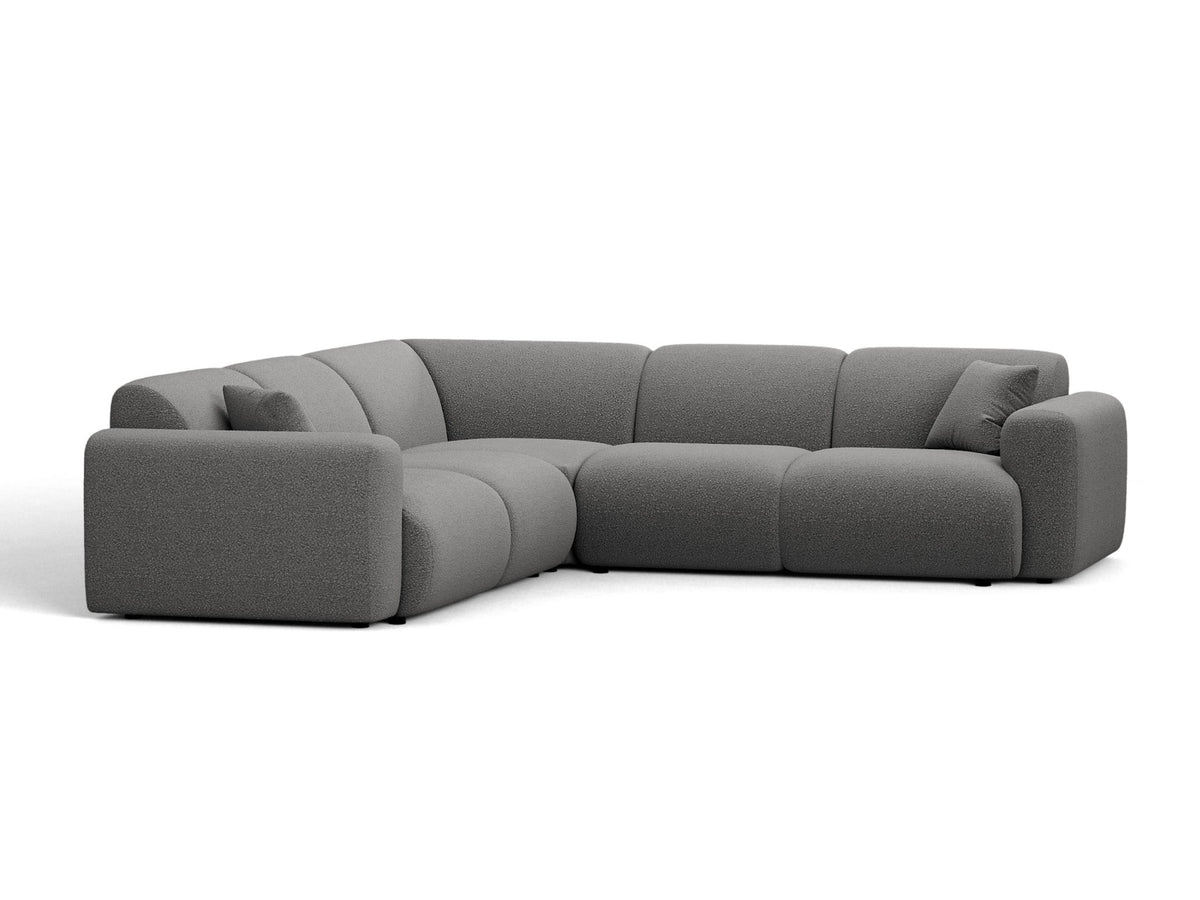 Divano Angolare Simmetrico Molino, 5 Posti, 252x252x72