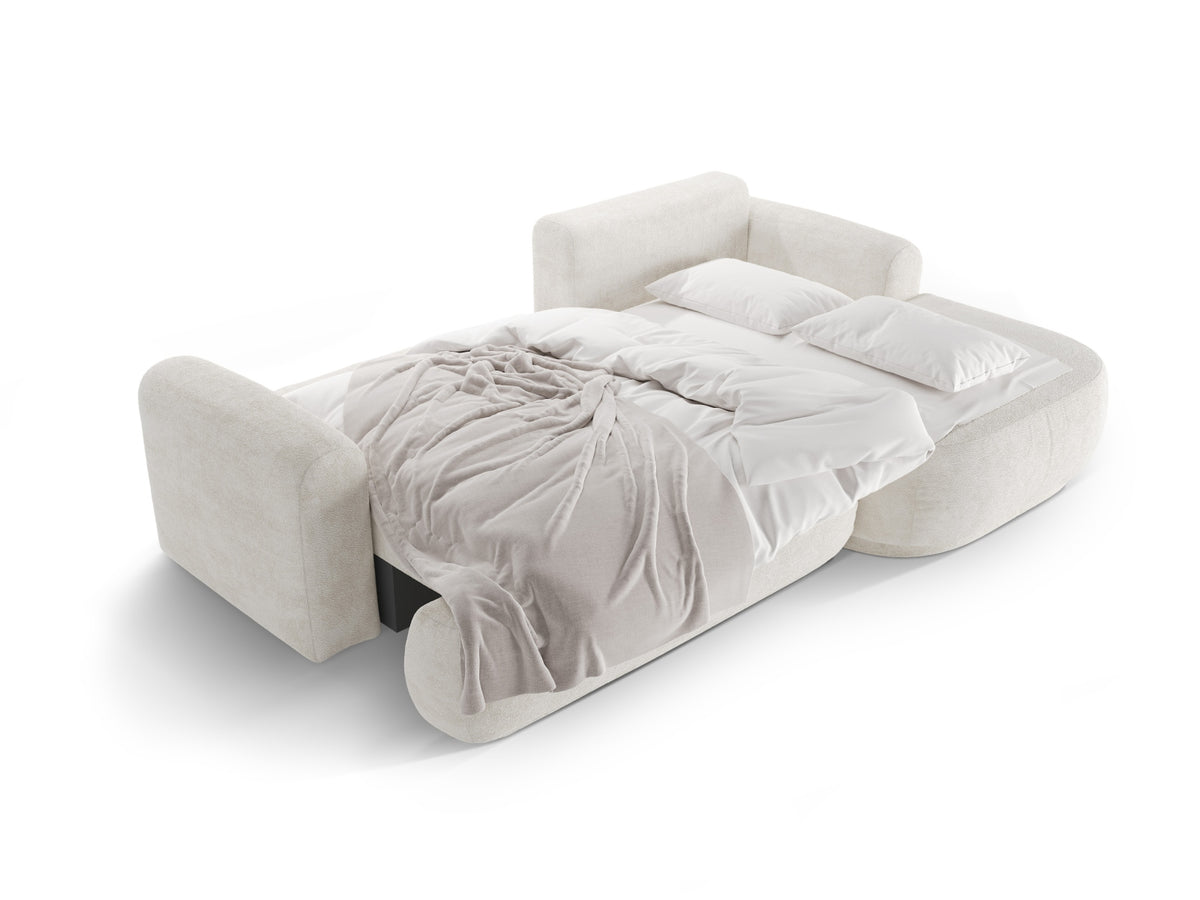 Divano Letto Angolare Componibile con Contenitore Ella, 5 Posti, 174x271x88