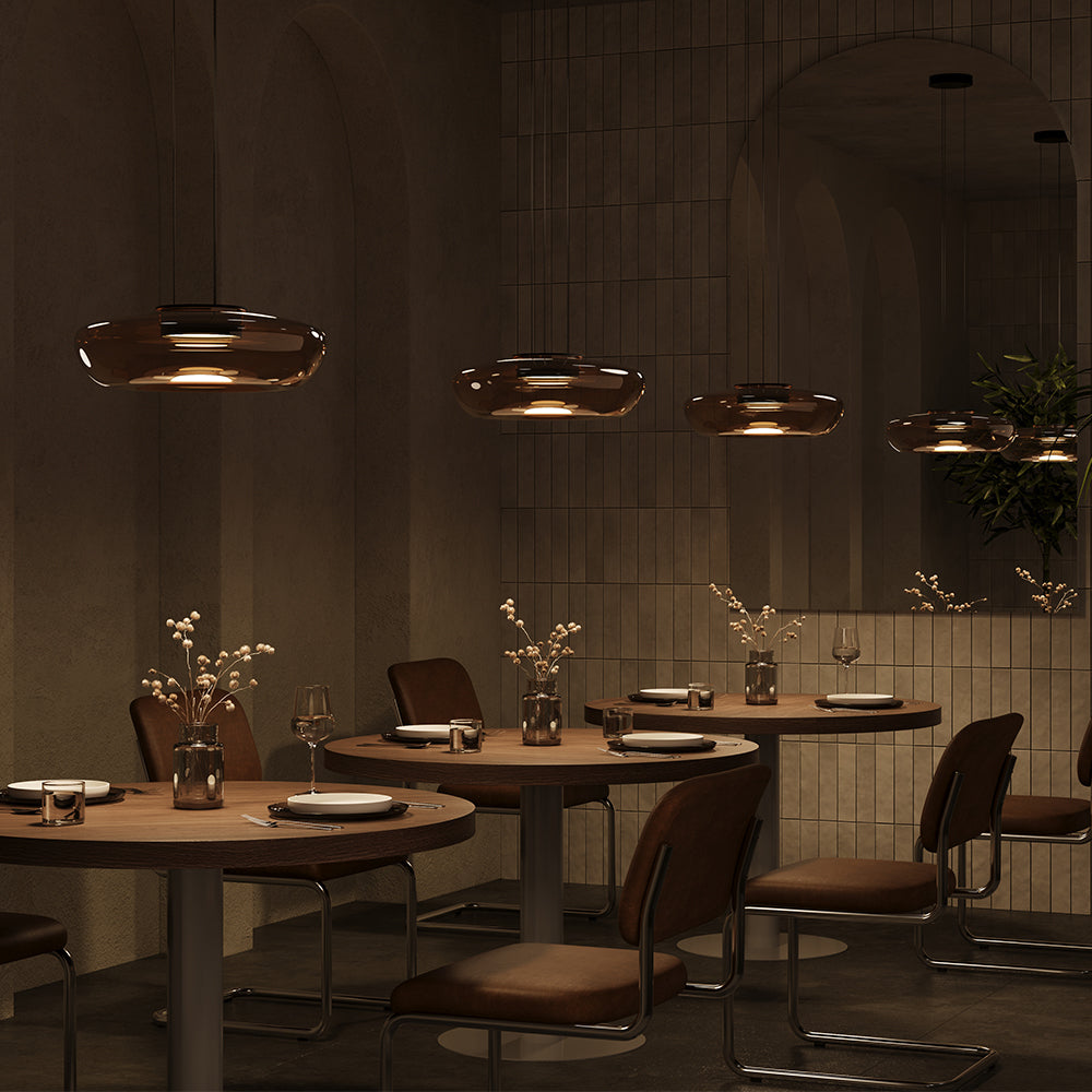 Lampada a sospensione Bassa - Maytoni - Nero - MOD501PL-L20BK