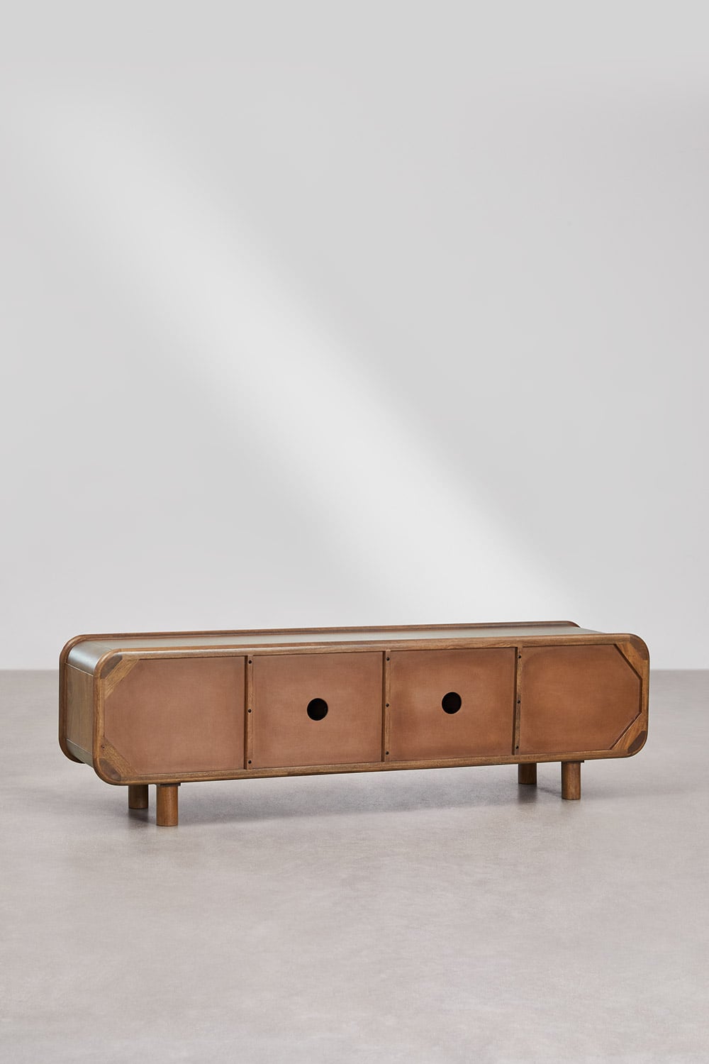 Gina - Mobile TV 175x45 cm in legno di mango