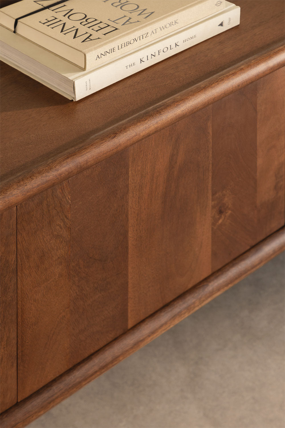 Gina - Mobile TV 175x45 cm in legno di mango