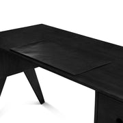 Sottomano in pelle Leather Desk Pad - Charcoal Black
