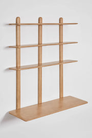 Veleta - Scrivania con scaffale in legno