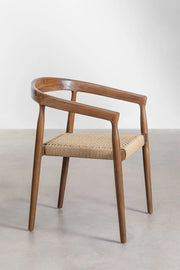 Visby - Sedia da pranzo in legno di teak