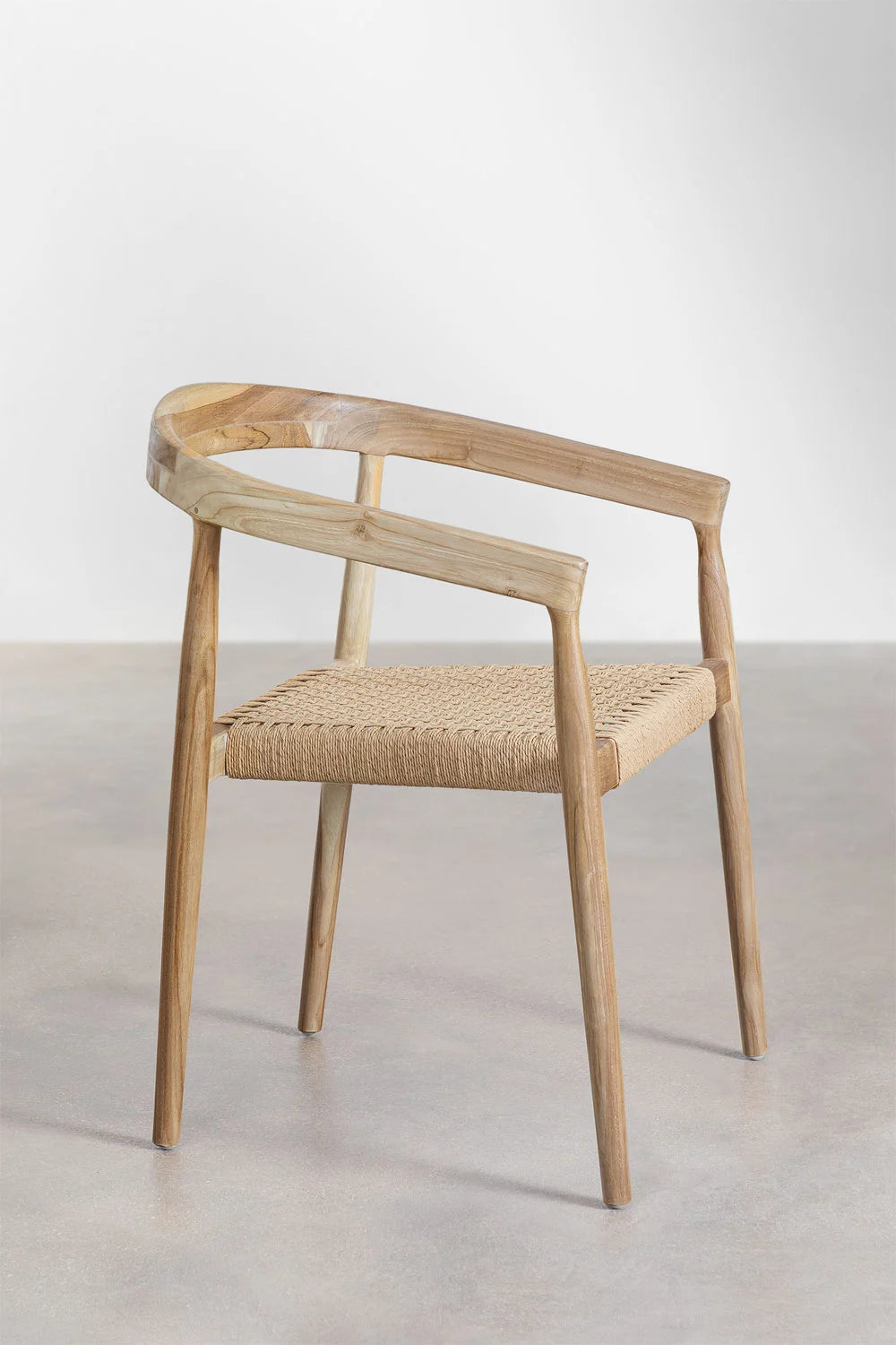 Visby - Sedia da pranzo in legno di teak