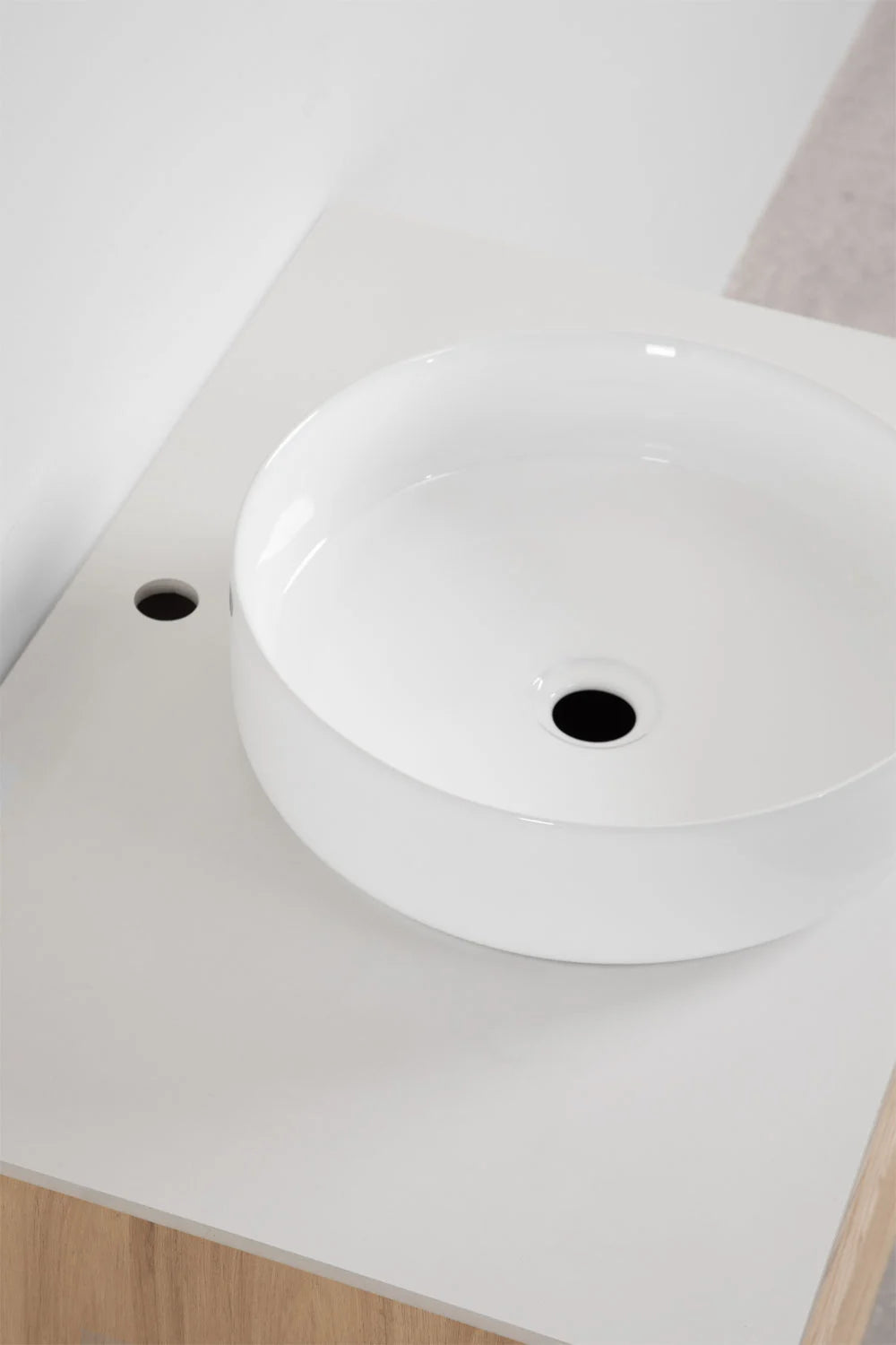 Tedrik - Set di mobili da bagno sospesi in legno di frassino