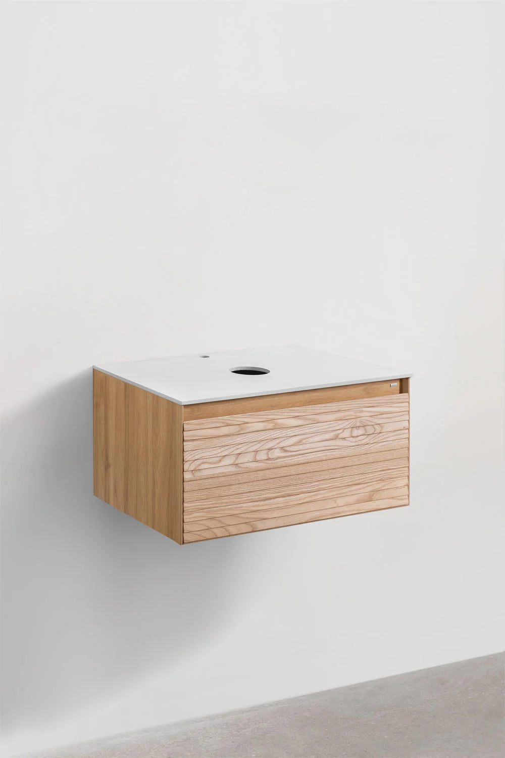 Tedrik - Set di mobili da bagno sospesi in legno di frassino