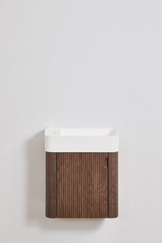 Aizea - Set mobile bagno sospeso 45x25 cm con lavabo integrato