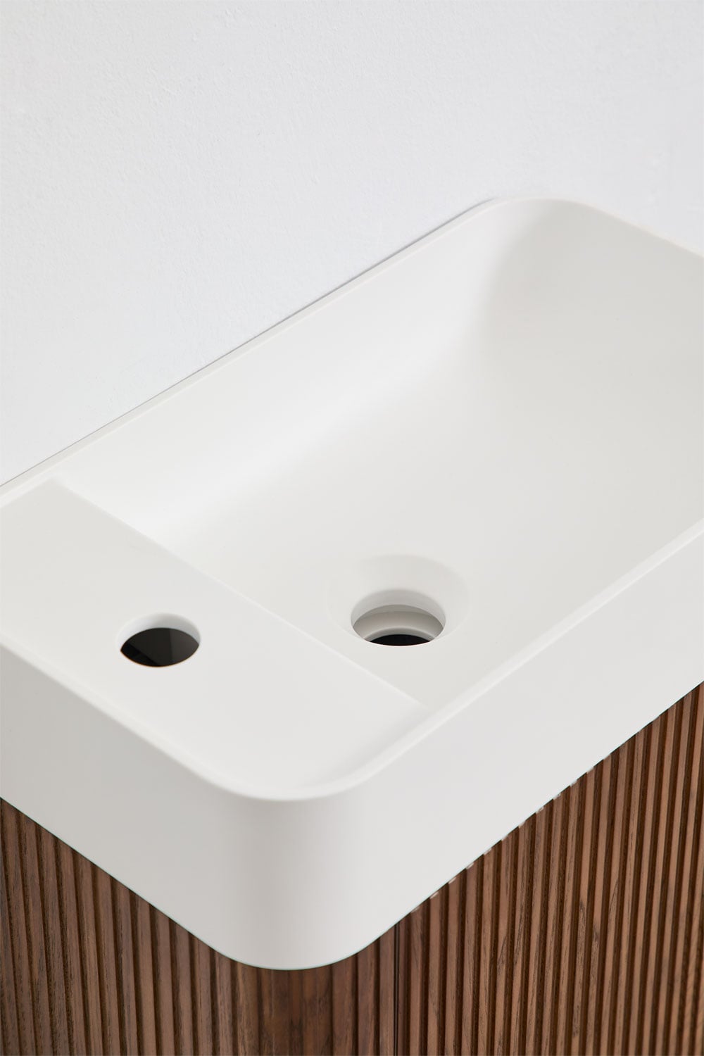 Aizea - Set mobile bagno sospeso 45x25 cm con lavabo integrato
