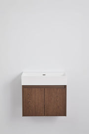 Genevie - Set mobile bagno sospeso 60x40 cm con lavabo integrato