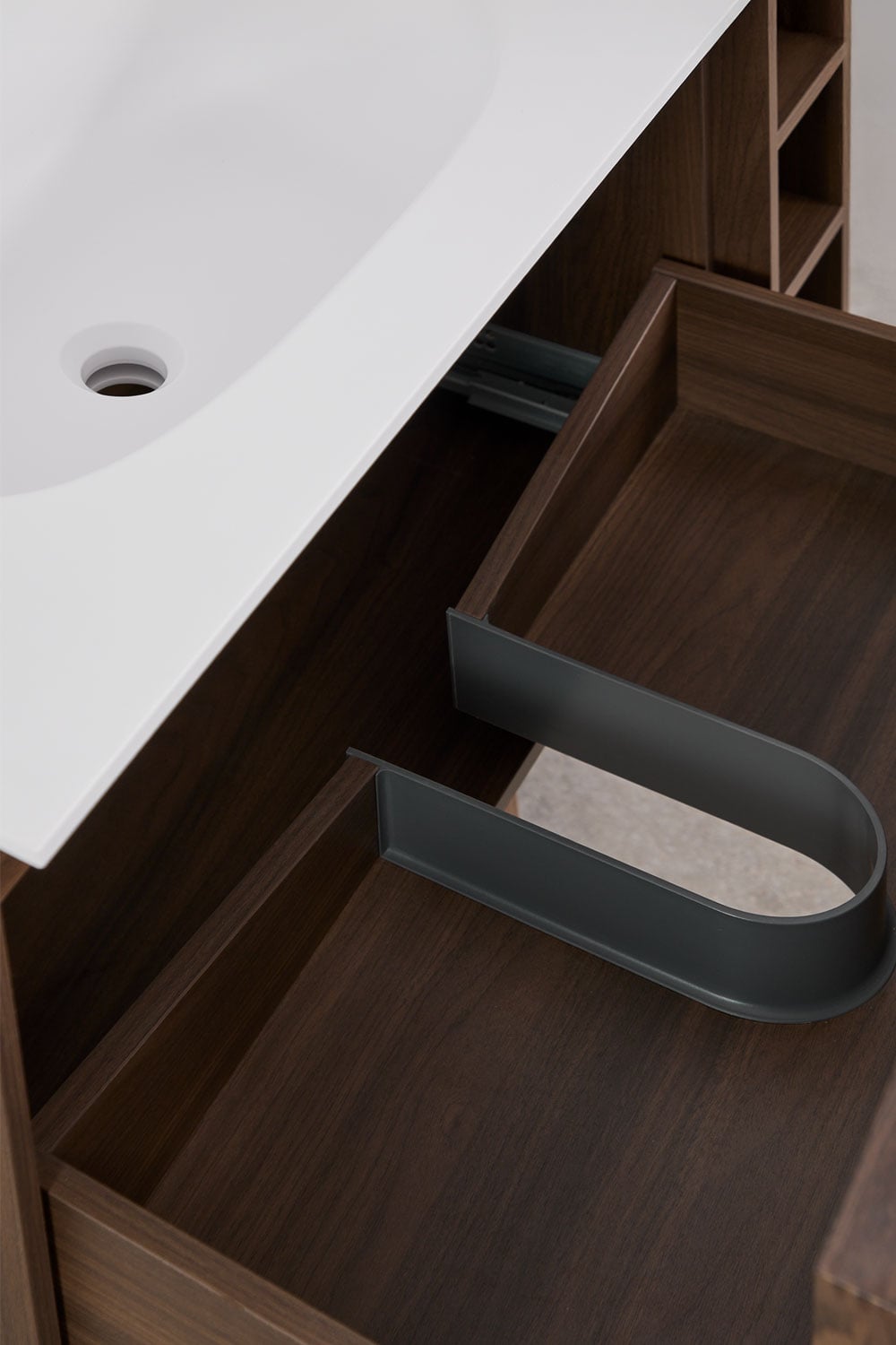 Endika - Set mobile bagno sospeso 120x50 cm con lavabo integrato
