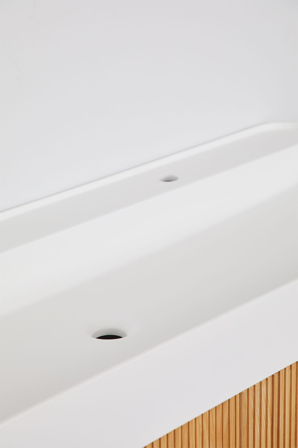 Saioa - Set mobile bagno sospeso 130x45 cm con lavabo integrato