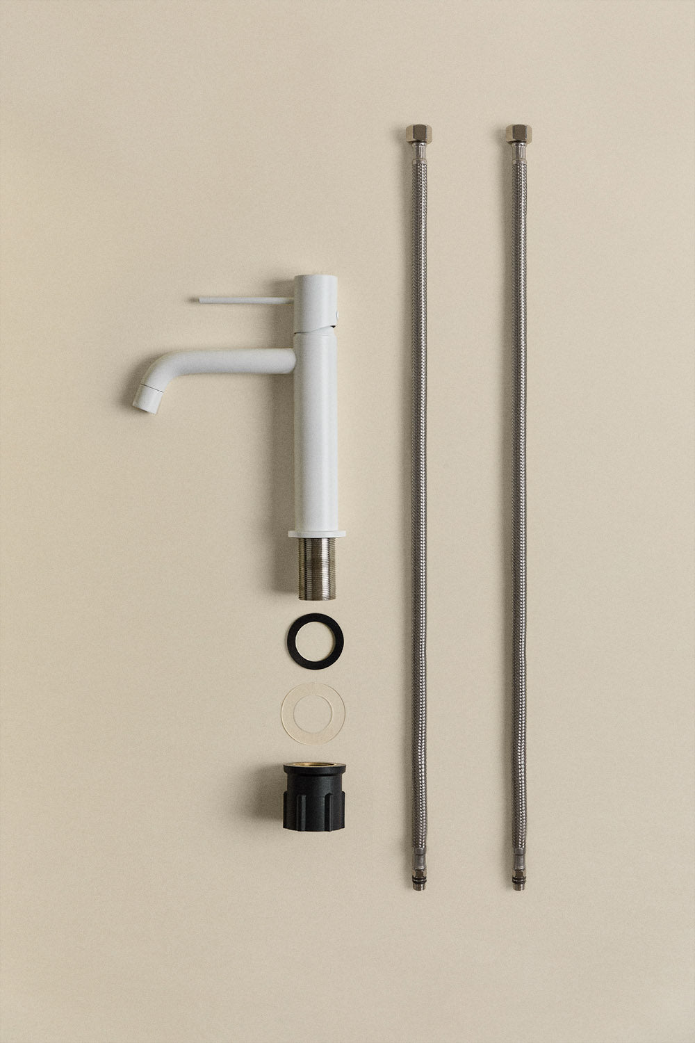 Aldeia - Set di mobili da bagno sospesi in legno con lavabo integrato