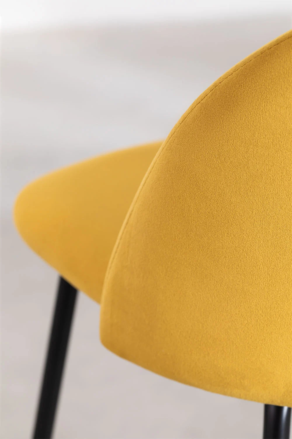 Kana - Sgabello alto in velluto Kana Design (Set di 2)