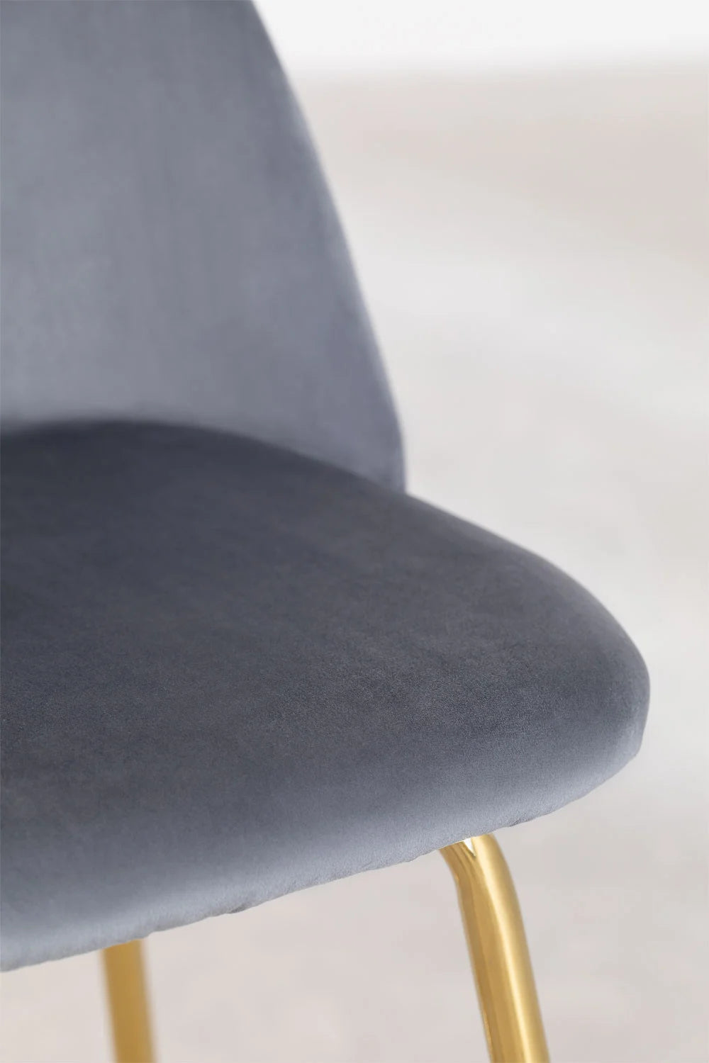 Kana - Sgabello alto in velluto Kana Design (Set di 2)