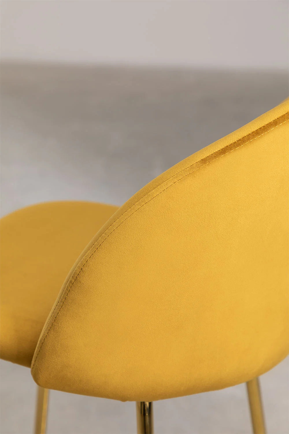 Kana - Sgabello alto in velluto Kana Design (Set di 2)