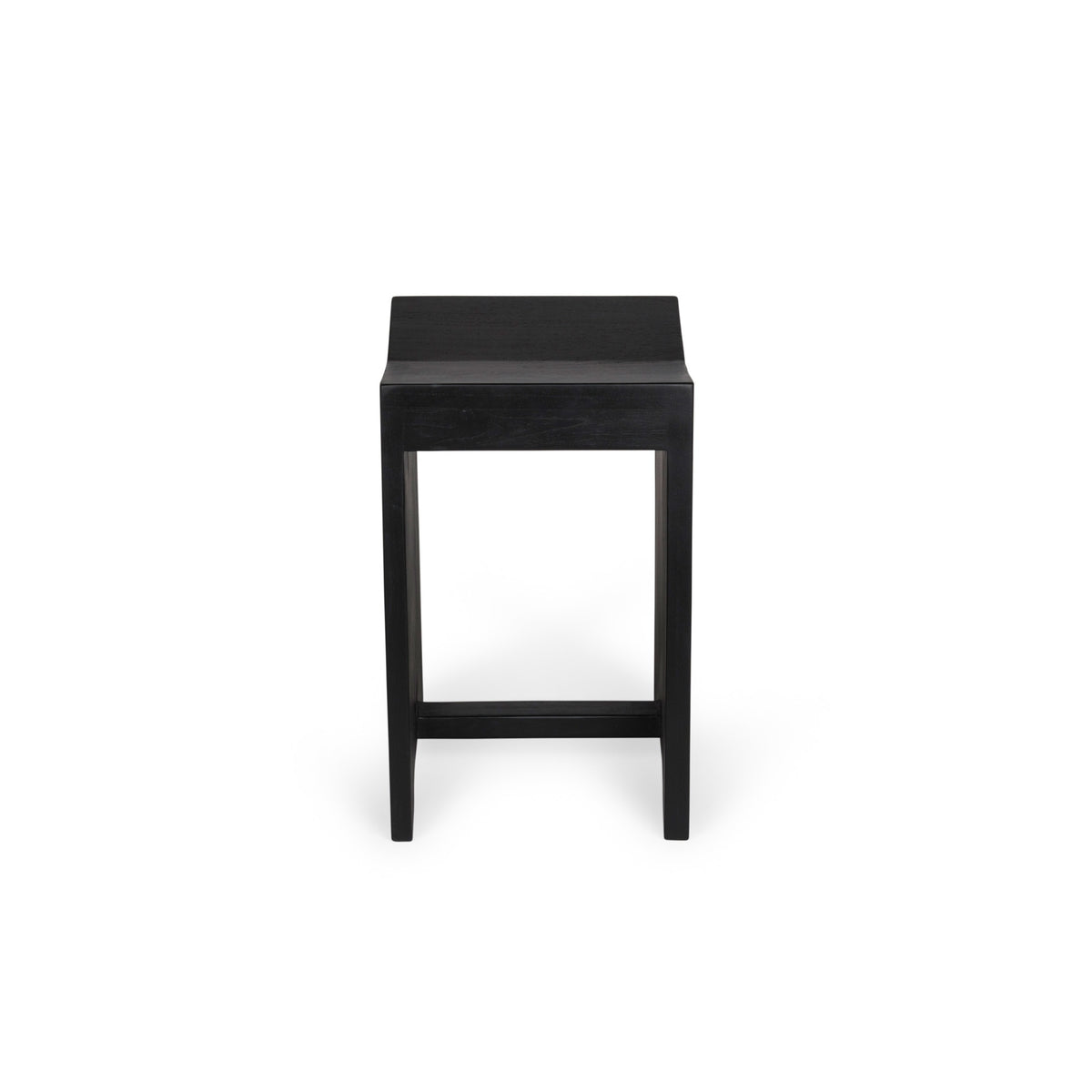 Sgabello J.T.H. Flats - Charcoal Black - Pierre Jeanneret Edition