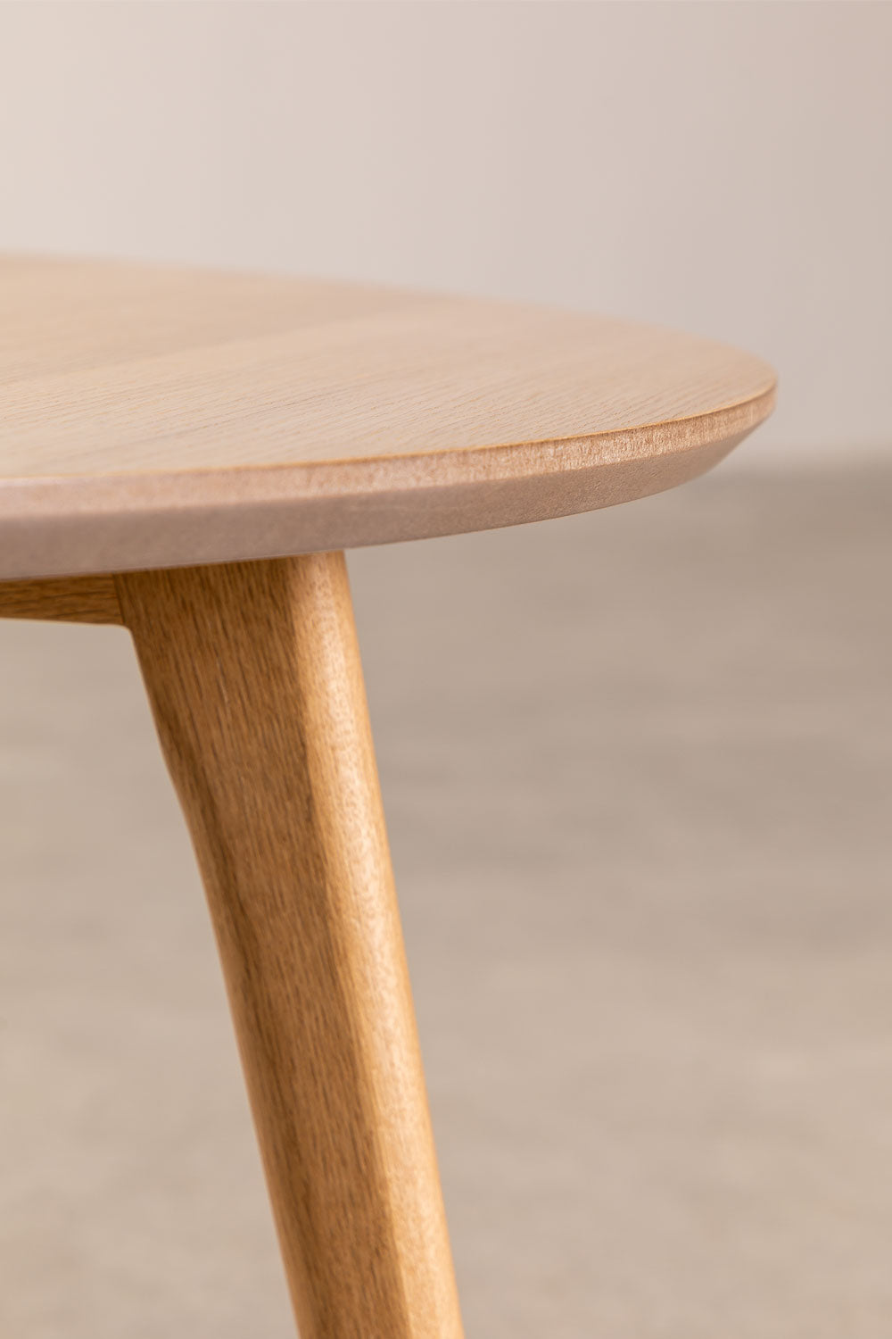 Yavik - Tavolino in MDF e legno di rovere