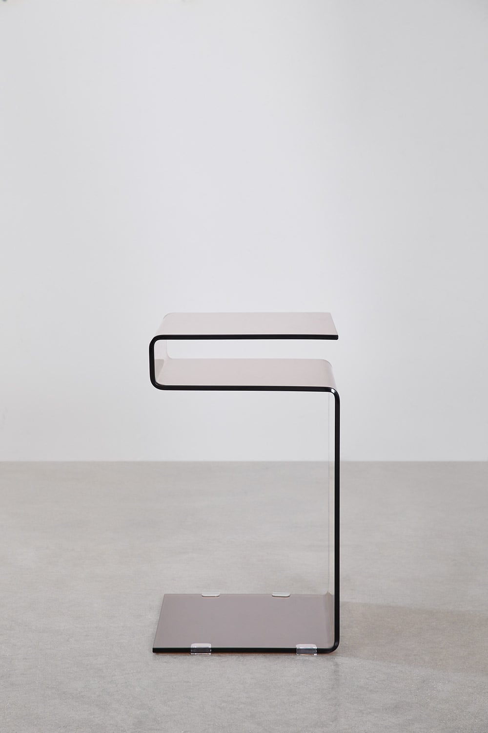 Diora - Tavolino rettangolare 40x35 cm in vetro