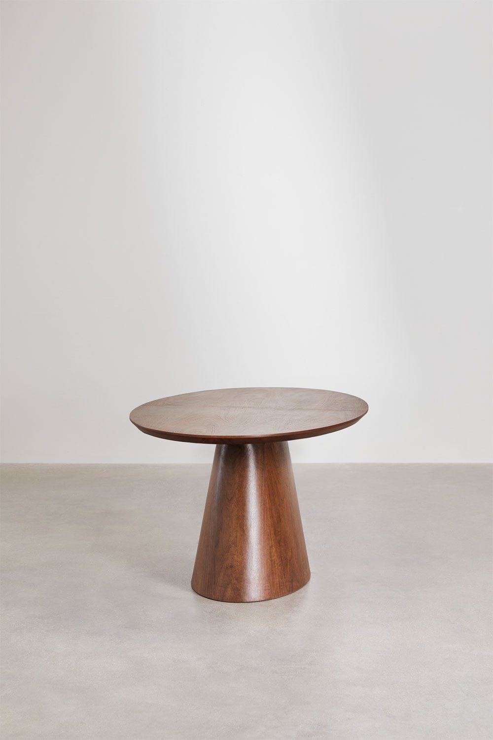 Gala - Tavolo da pranzo ovale allungabile 160-200x100 cm in impiallacciatura di noce