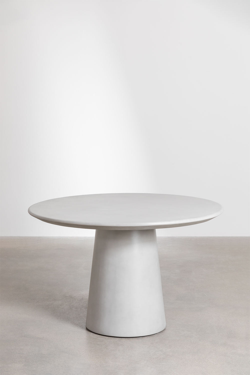 Noemi - Tavolo da pranzo rotondo Ø120 cm in cemento