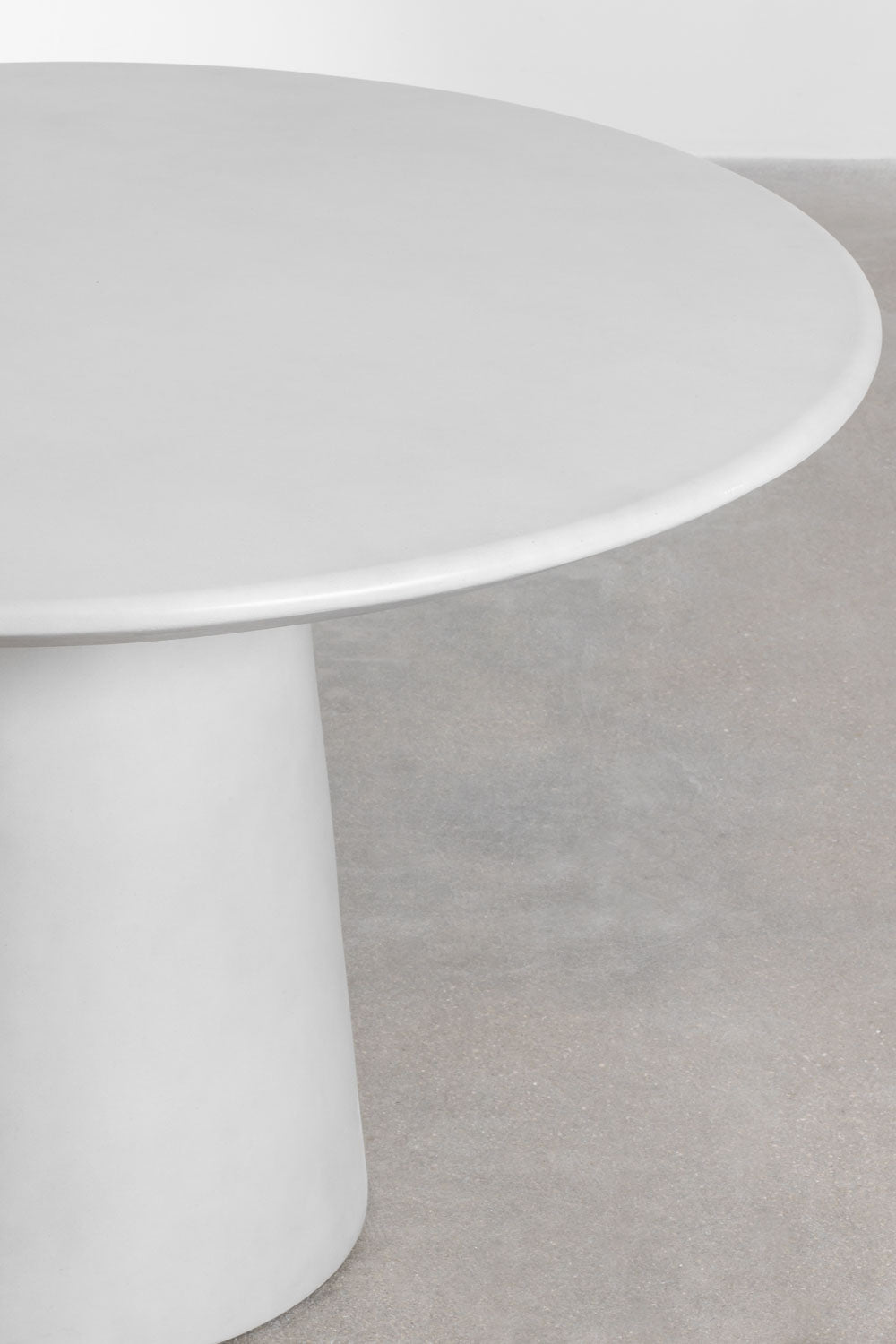 Noemi - Tavolo da pranzo rotondo Ø120 cm in cemento