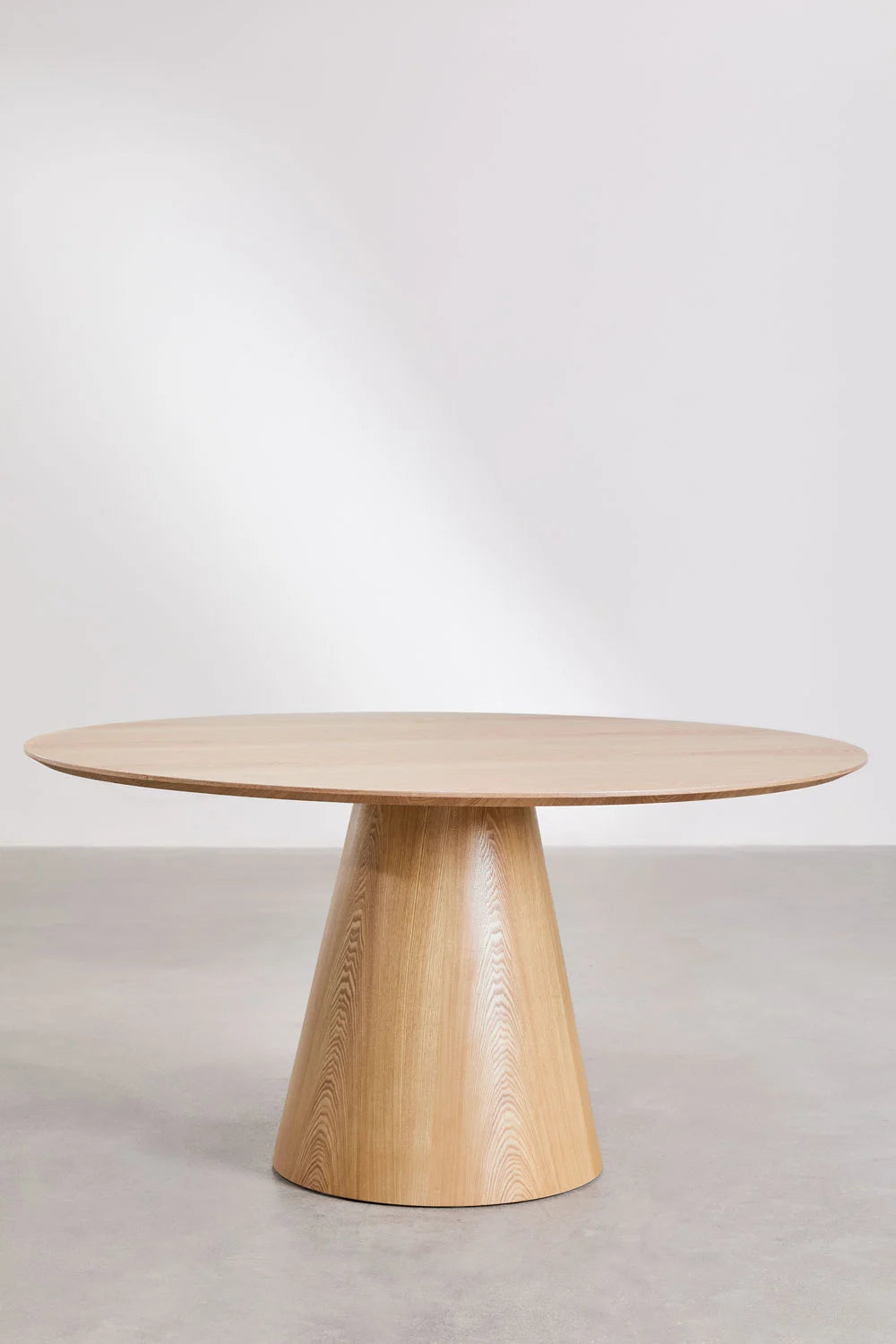 Aura - Tavolo da pranzo rotondo in legno